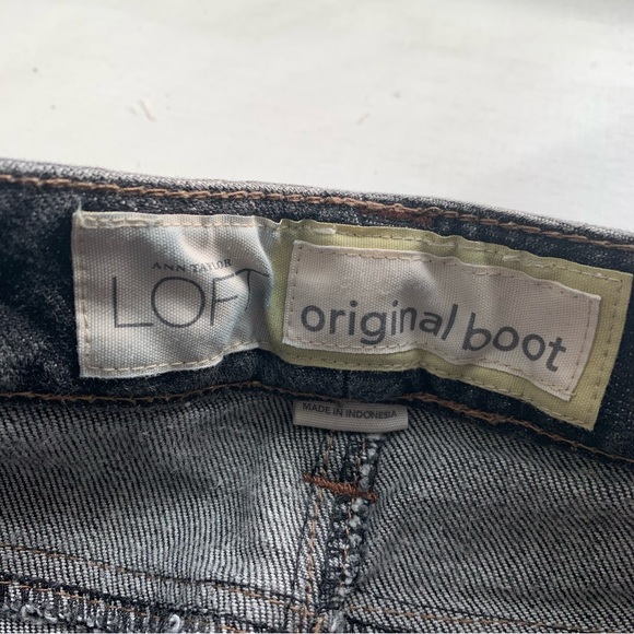 LOFT Original Bootcut Faded Black Jeans - Picture 9 of 9